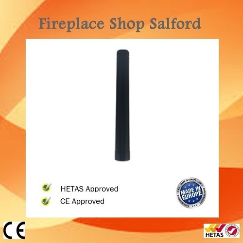 Inch 125mm black flue - black,