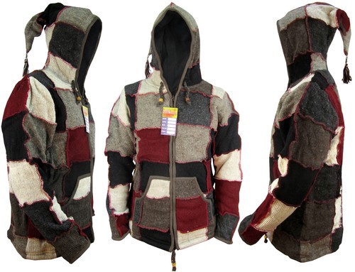 Hippie boho sheepwool long elf - boho,
