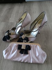 Faith dusky pink shoes, size 5, plus bag
