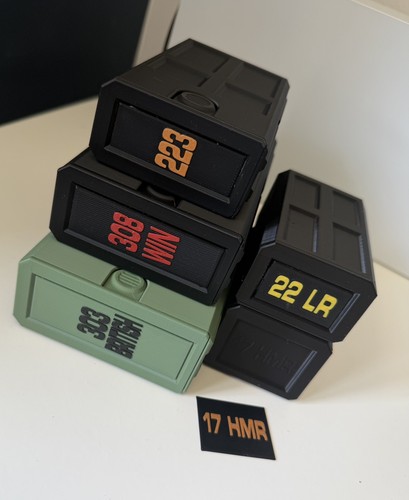 Ammo storage boxes stackable - ammo,