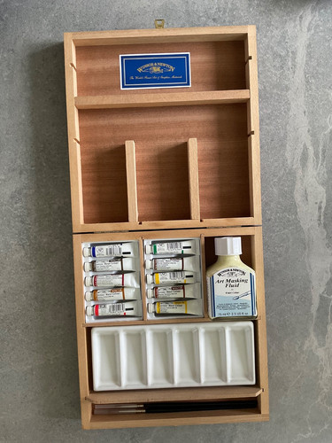 Winsor newton watercolour box - watercolour,