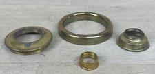 Brass Oil Lamp Parts Lot of 4