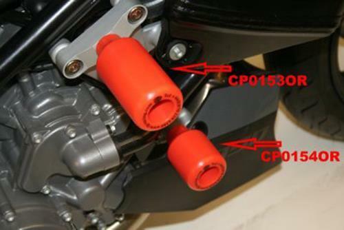 Crash protectors orange - r&g,