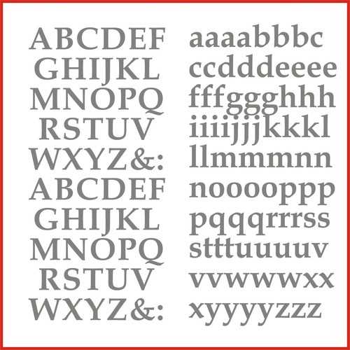 Sticky back vinyl - back, letters
