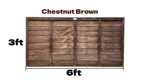 2ft 6ft high overlap timber - 2ft-6ft,