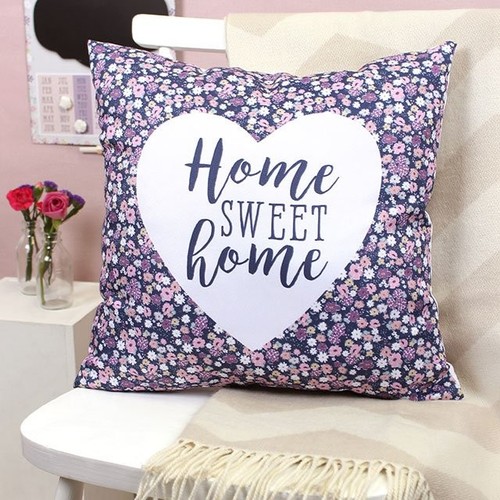 Home sweet cushion - x,
