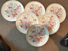 Six wedgwood meadow sweet - six,