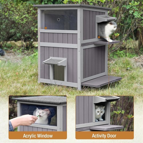 Outdoor indoor wooden cat - indoor,