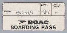 BOAC Boarding Pass Airline