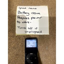 Apple iPod Nano (1st Gen) A1137 MP3 Media Player Black Silver 2GB 1.5" Display