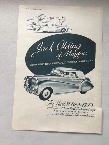 1949 bentley mark - bentley, vi