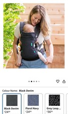 Flip Advanced 4 in 1 Convertible Baby Carrier + Bib, Front & Back, Head Support