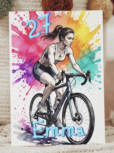 Female cyclists personalised - cyclists,