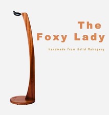 Guitar Stand: Ruach Guitar Display Stand Hand Made in Selected Mahogany