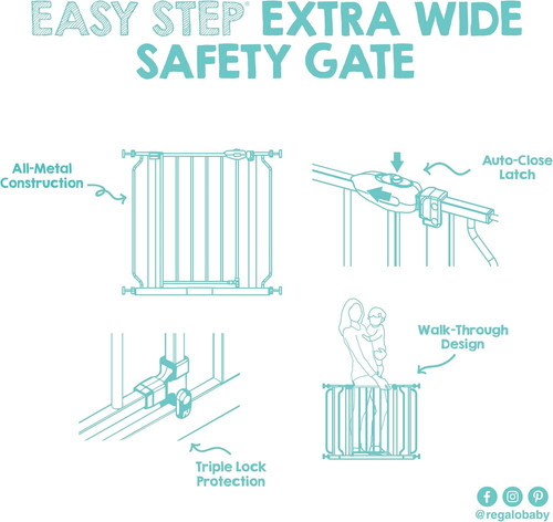 Regalo safety extra wide - safety, baby