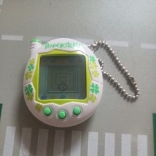 Tamagotchi Connection V3 Lucky Clover ~ White And Green ~ NEW BATTERY ~ VGWO