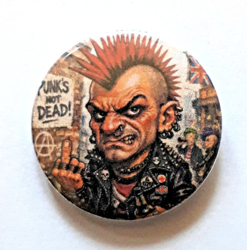 25mm badge punk rocker - badge, a