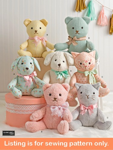 Sewing pattern sew stuffed - 14",
