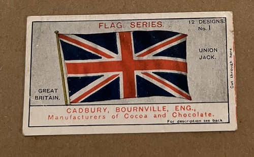 Cadbury cigarette card - -, flag