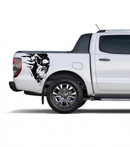 Alien skull monster car - skull,