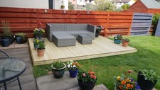 3.0m x 4.2m garden decking