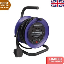 4-Gang 10m Retractable Cable