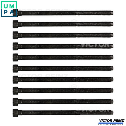 Cylinder head bolt set - head,