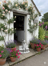 Garden ornament statue of