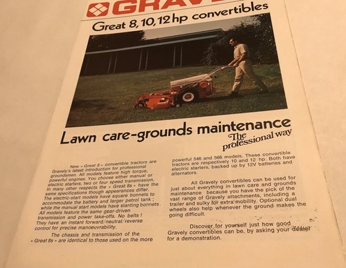 Gravely great 12 - great, 8