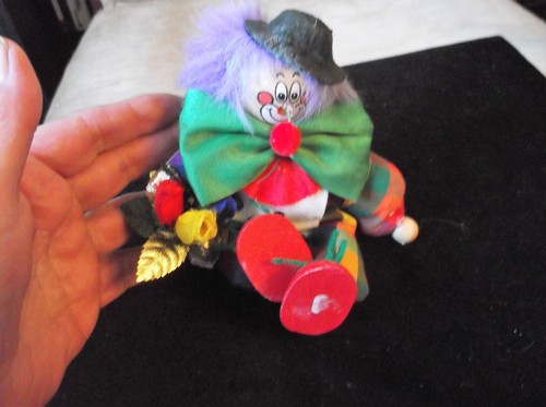 Clown doll stuffed - 8",