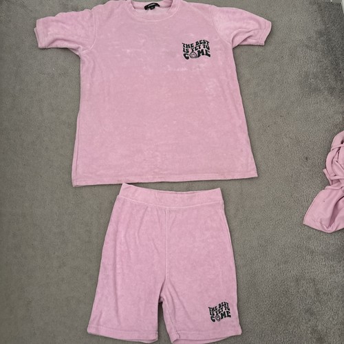 Two piece towelling set - two,