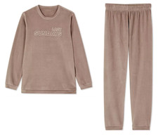 Ladies Micro Fleece Pyjamas LAZY SUNDAYS Women 6 to 28 Soft Cosy PJ Sets Primark