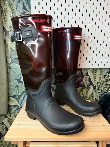 Hunter clear wellies size - wellies,