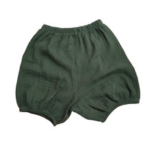 bottle green baby bloomers muslin cotton 