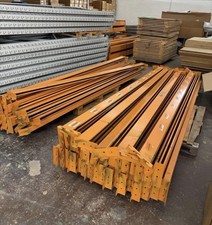 USED APEX PALLET RACKING 3100MM 3.1M BEAM + SLATTED BOARDS