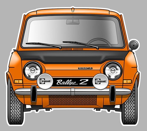 Simca 1000 rallye laminated - , 2