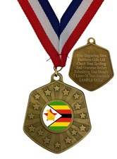 Zimbabwe National Flag 66mm