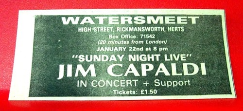 Jim capaldi rickmansworth gig - jim,
