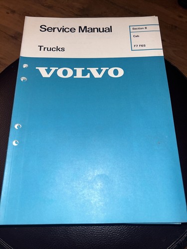 Volvo trucks service - manual, f7