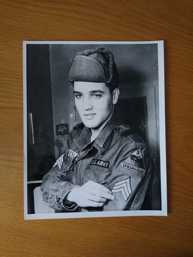 Elvis presley army photograph - elvis,