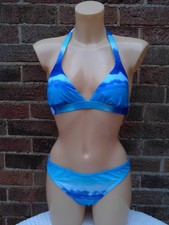 F&F blue/turquoise halterneck