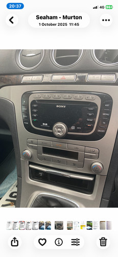 Ford galaxy car radio with - car,