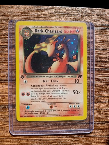 1st edition dark charizard - 1st,