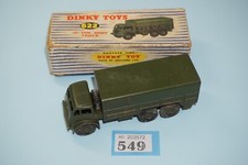 Meccano 1957 Dinky Toys 622 10 Ton Military Army Truck, Canopy & original Box