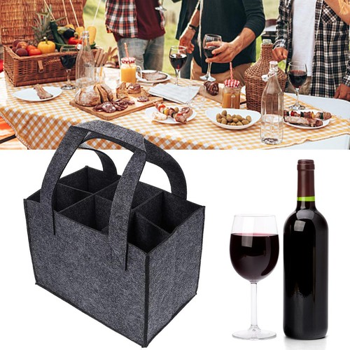 Multi compartment felt wine - compartment,