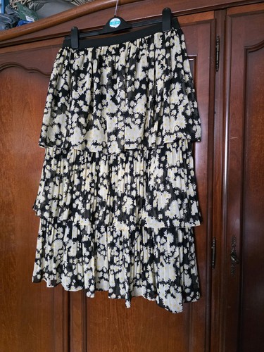 Floral midi skirt - skirt, topshop