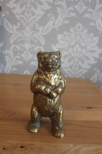 Vintage heavy brass standing - heavy,