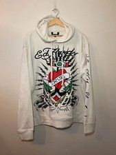 Ed Hardy Graphic Hoodie XL •