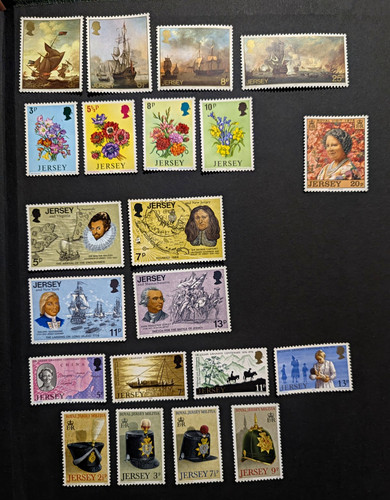 Jersey mint stamp - jersey,