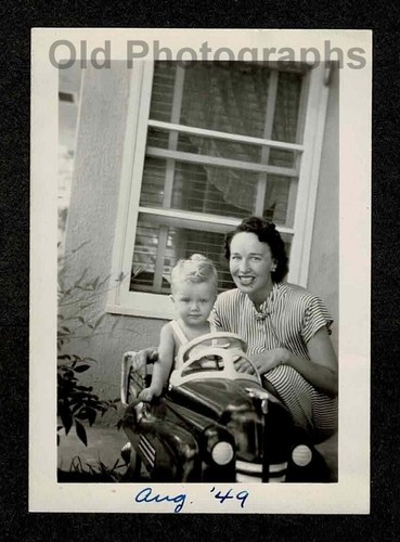 1949 kid metal toy - metal, pedal